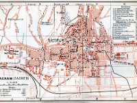 Mapa Agram, Zagreb 1888.-1893. godine